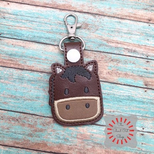 Horse Keychain, Horse Key Chain, Horse Keyring, Horse Keyfob, Horse Lover, Horse Charm, Equestrian Gift, FFA, Animal Lover, Farm, Horsey