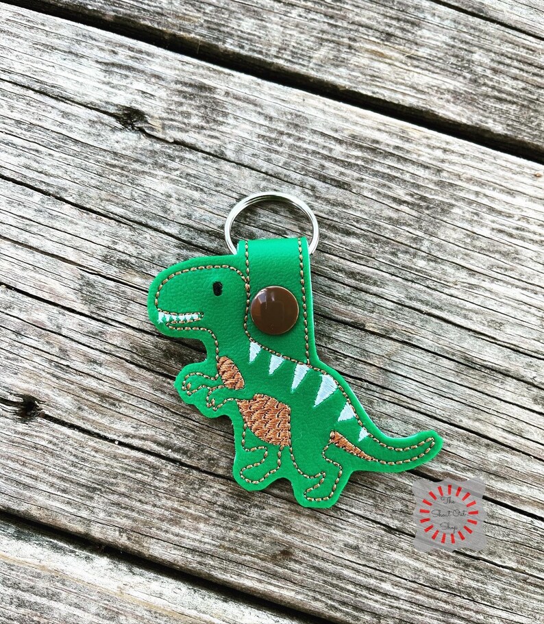 Dinosaur Keychain Dinosaur Key Chain Dinosaur Keyfob Etsy
