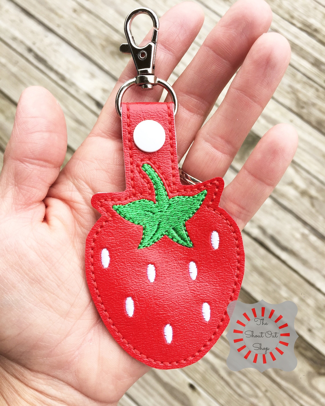 Strawberry Keychain Strawberry Key Chain Strawberry Keyfob Etsy 日本