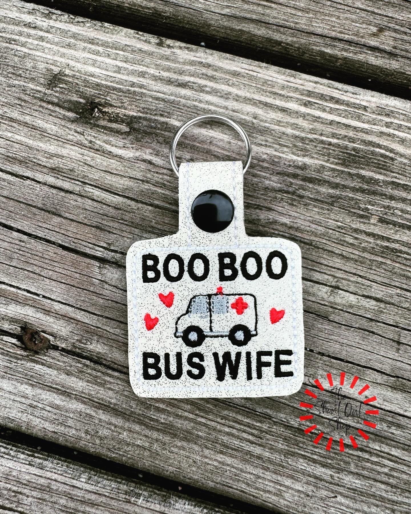 Boo Boo Bus Wife Keychain, Boo Boo Bus Wife, Key Chain, Boo Boo Bus ...