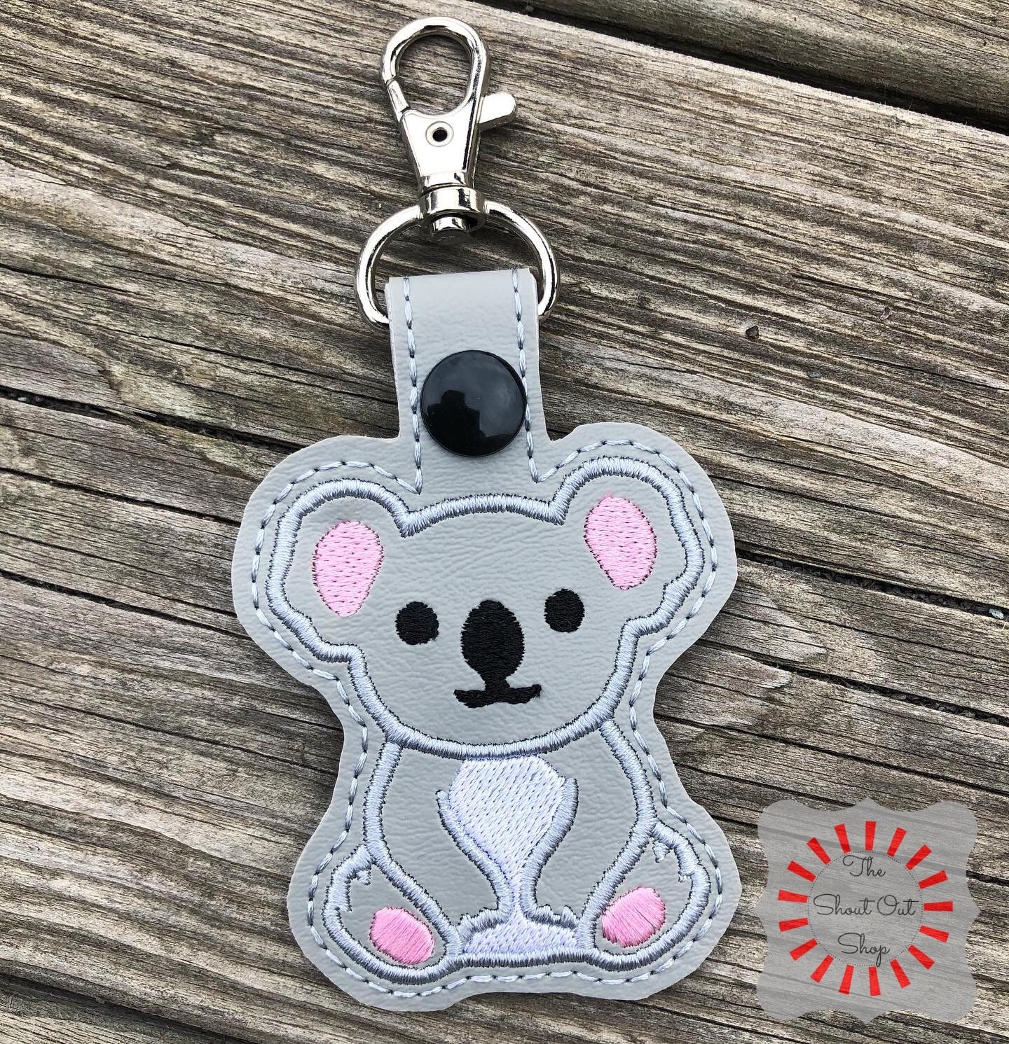 Koala Keychain, Koala Bear Key Chain, Marsupial, Koala Love