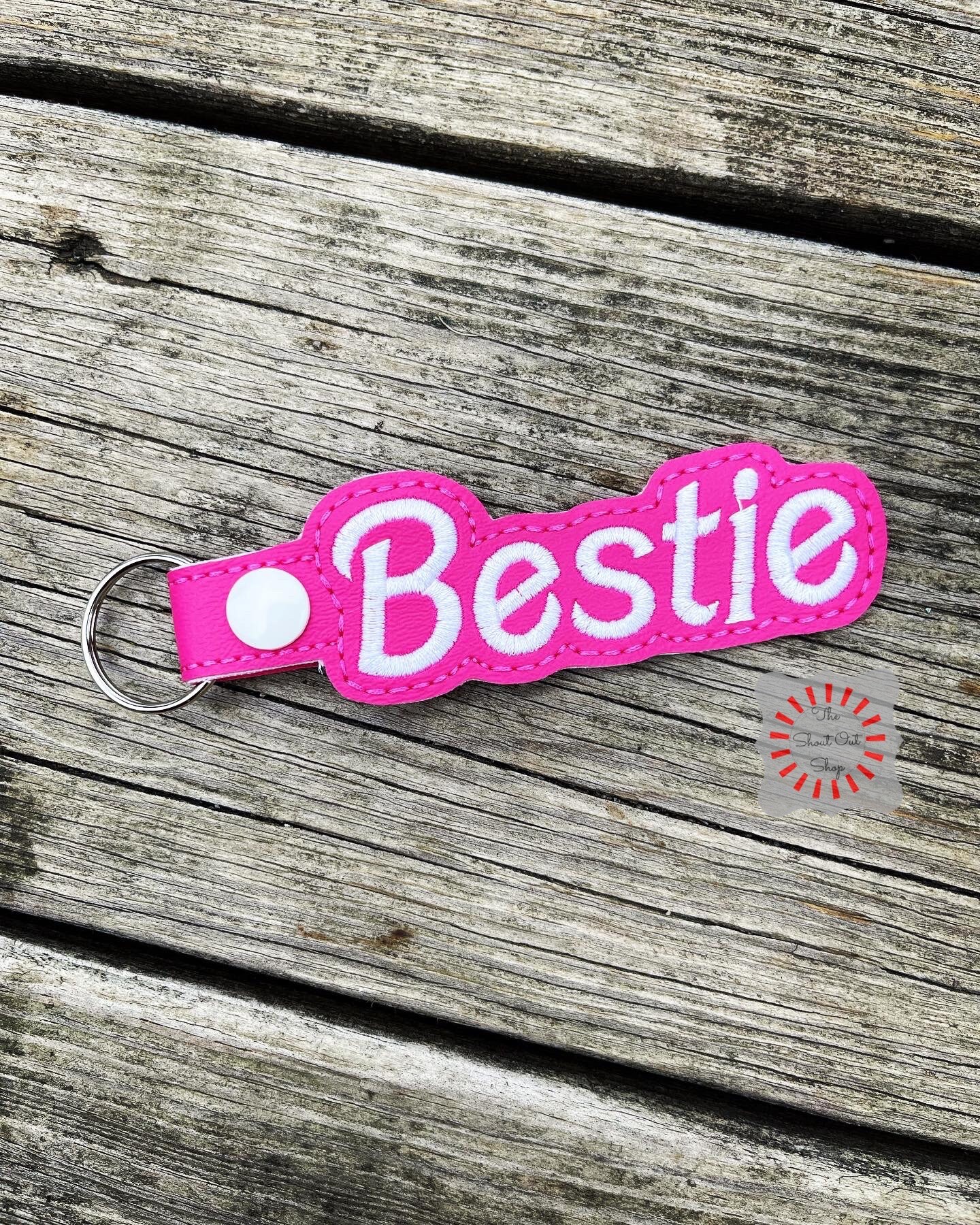 Bestie Keychain, Bestie Key Chain Bestie Keyring, Bestie Key Ring, BFF ...