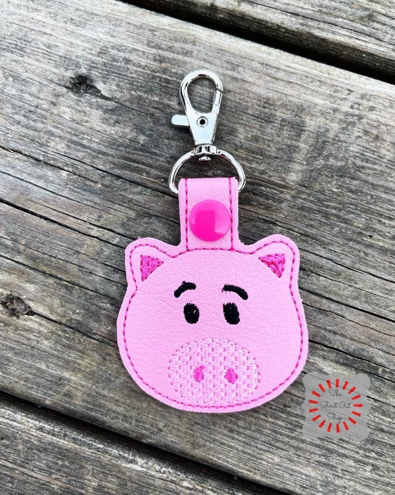 Pig bag charm and key holder sale