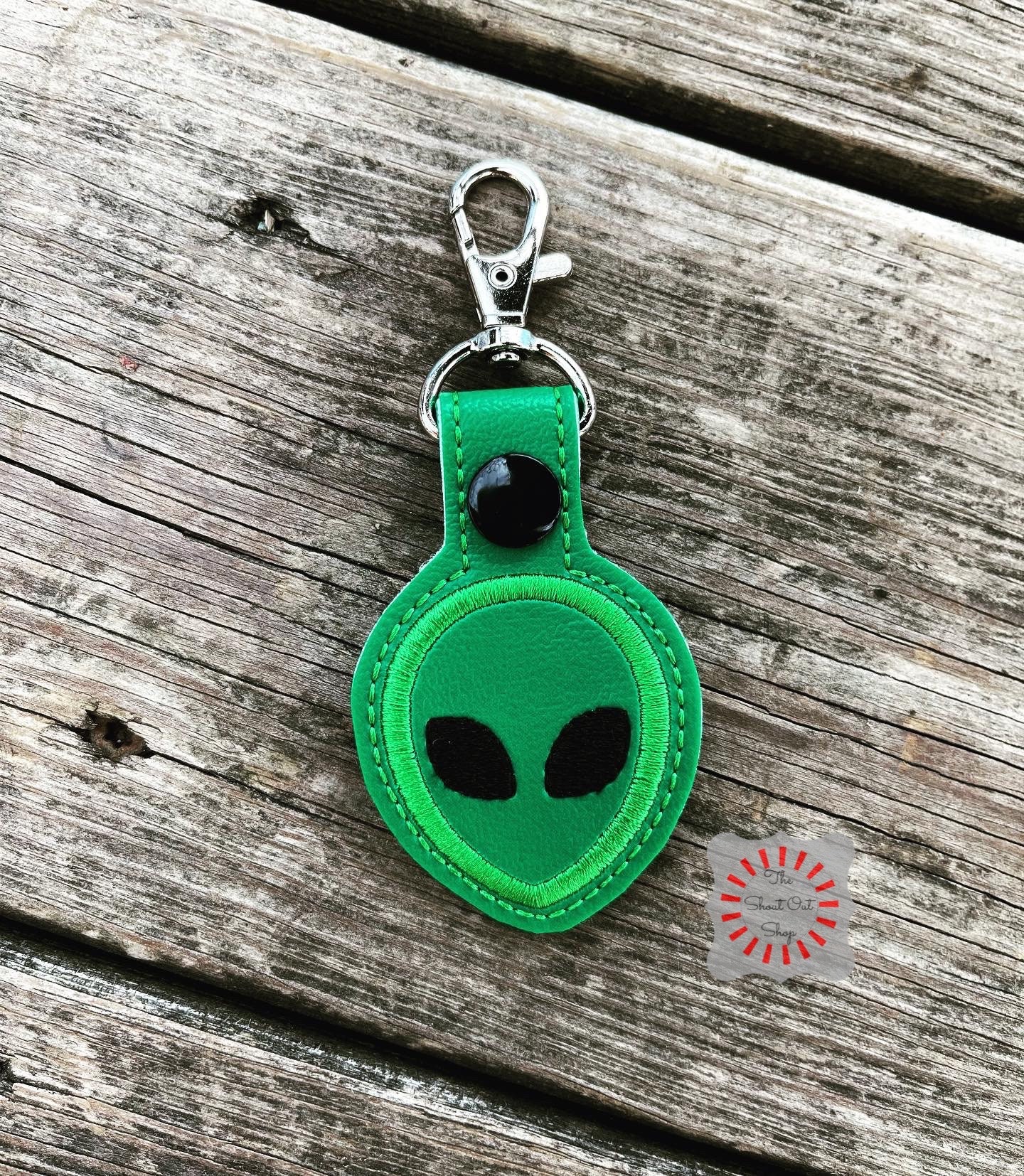 UFO Collection: High Quality Alien Head Stainless Steel Key Ring