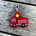 Fire Truck Keychain, Fire Truck Key Chain, Fire Truck Keyring, Fire ...