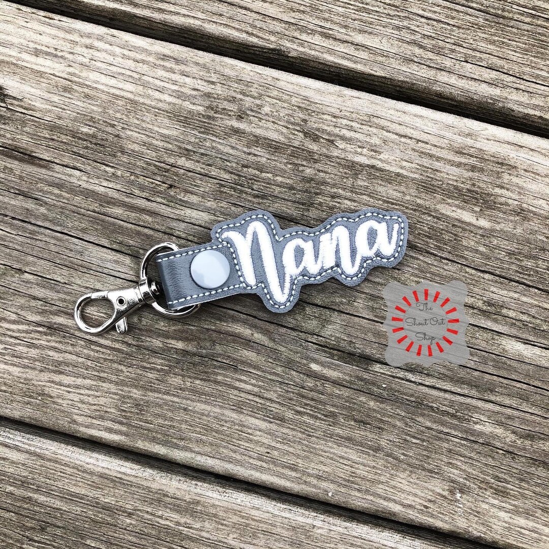 Nana Keychain, Nana Key Chain, Nana Key Ring, Nana Keyring, Grandma