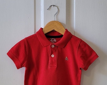 Baby GAP Red Cotton Polo Shirt - 18/24 months