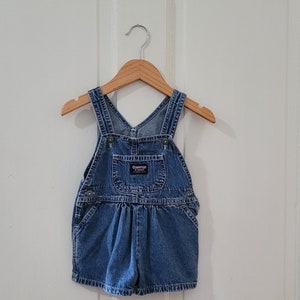 OSHKOSH Retro Denim Jean Overalls - 12 months