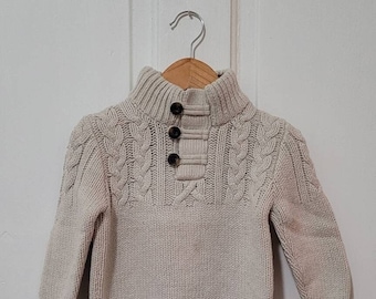 Baby GAP Beige Wool Sweater - 2 years