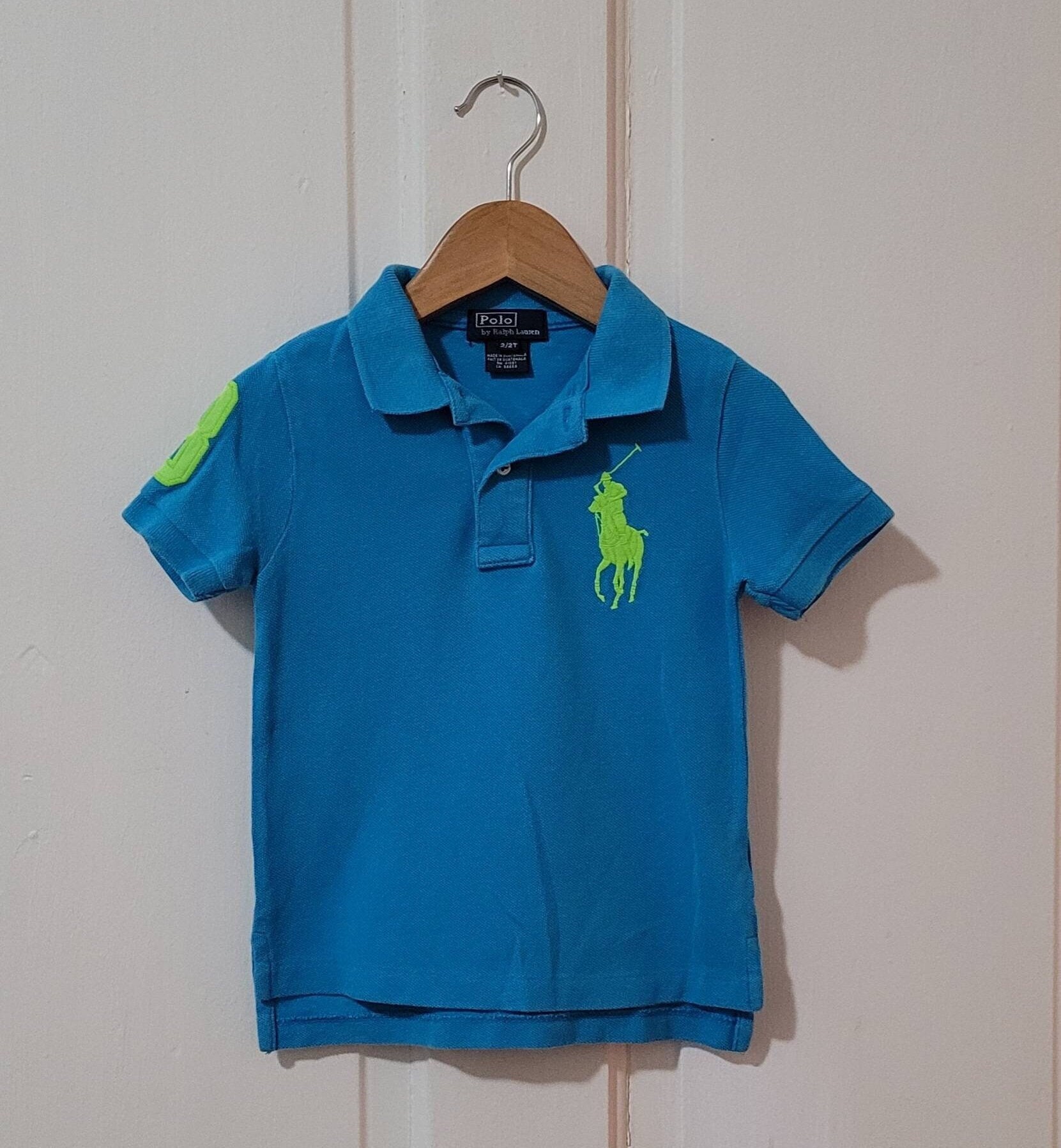 turquoise blue polo