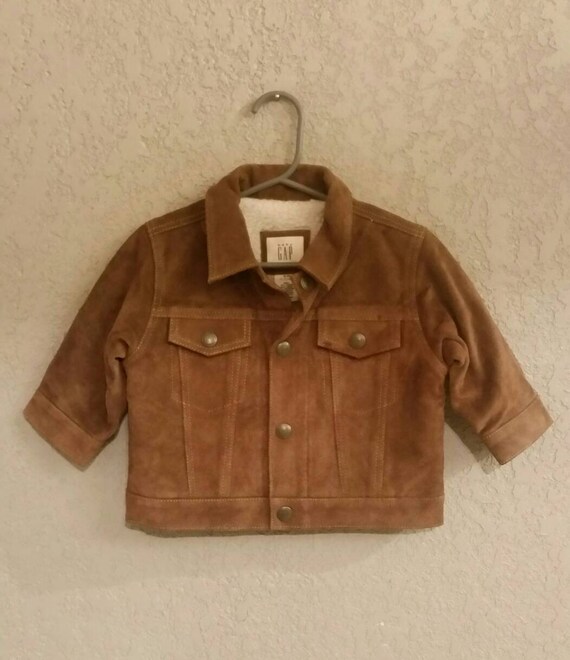 baby gap leather jacket