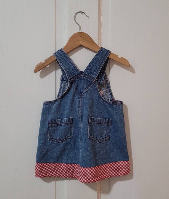 STRAWBERRY SHORTCAKE Retro Denim Jean Overall Dress … - Gem