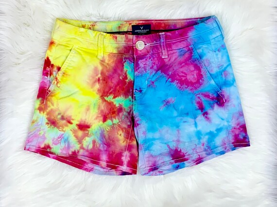 womens hot pink chino shorts
