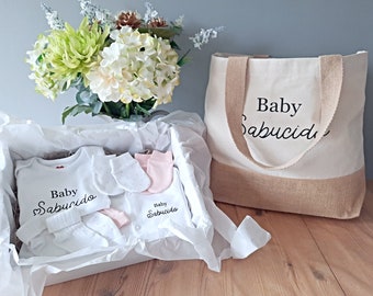 New Baby Gift Box - Baby Gift Set - Baby Hamper - Personalised Baby - Newborn Gift - Pregnancy Gift - Birthday Baby Outfit - Baby Shower -