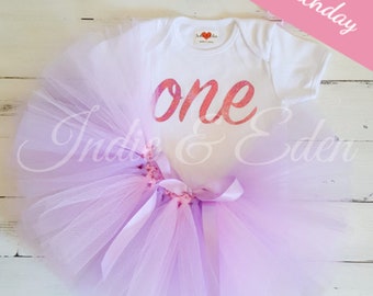 Girls Tutu - 1st Birthday Girl - Birthday Tutu - Baby Tutu Outfit - Baby Girls Tutu - Baby Tutu Birthday - Cake Smash Tutu - Pastel Tutu