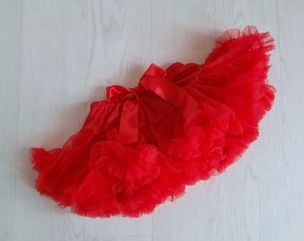 Girls Tutu 1st Birthday Girl  Birthday Tutu  Baby Tutu Baby Girls Tutu  Baby Tutu Birthday Tutu Skirt Red Tutu Baby Gift Baby Outfit