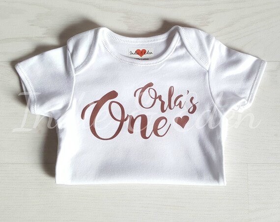 1st birthday bodysuit