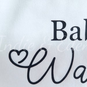 New Baby Gift Personalised Baby Newborn Gift Baby Bodysuit Birthday Baby Outfit Baby Shower Personalised Baby Sleepsuit Surname image 3