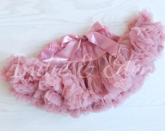 Girls Tutu - 1st Birthday Girl - Birthday Tutu - Baby Tutu - Baby Girls Tutu - Baby Tutu Birthday - Tutu Skirt - Pink Tutu - Dusky Pink