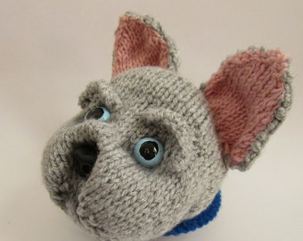 KNITTING PATTERN PDF - French Bulldog Puppy Dog Treats Chocolate Orange Bath Bomb Cover Cosy Cozy - Written In English