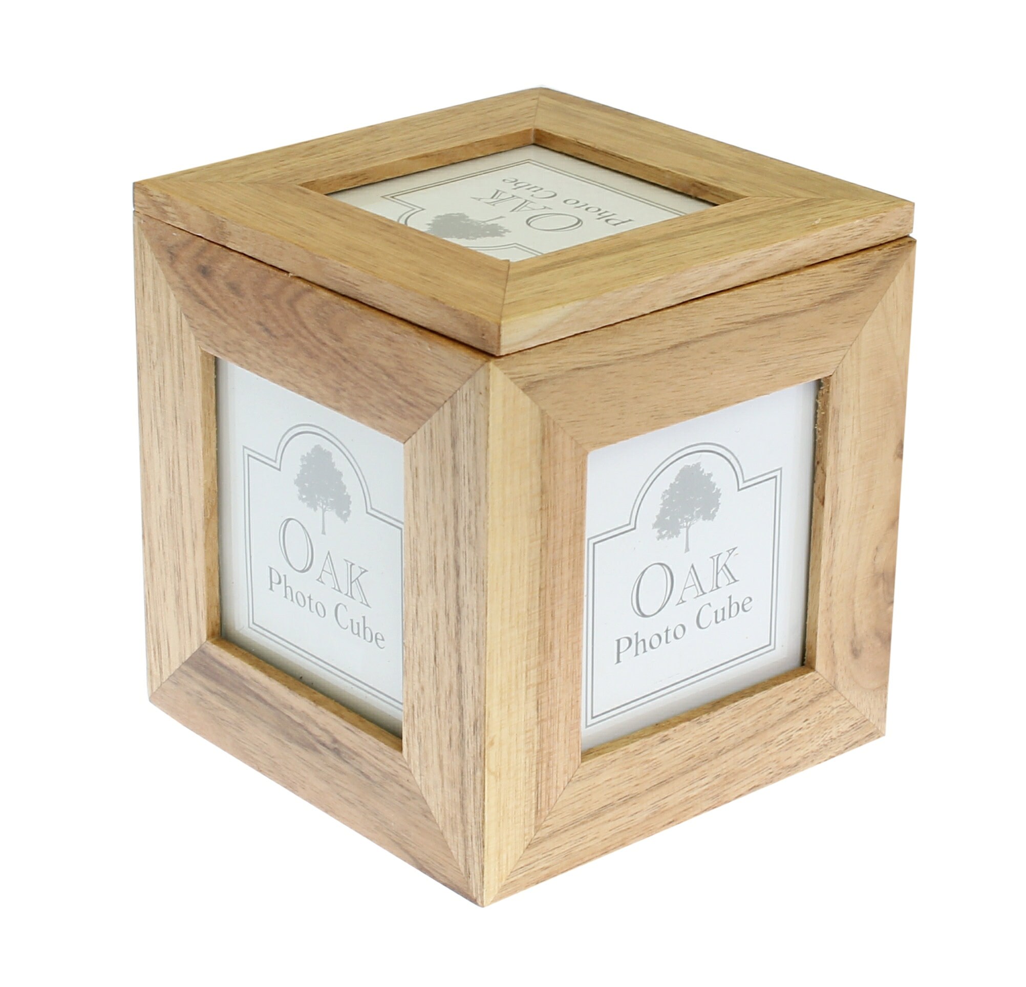 oak photo cube