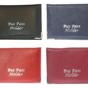 Soft Real Leather Coloured Bus / Train Pass / ID / Oyster / Travel Card Holder With Zip Up Coin Section