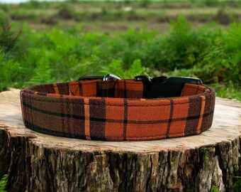 Autumn Scarf Cotton Dog Collar - Comfortable, Durable, and Stylish - Sizes XS (teacup and Cat) through XXL (giant breeds)