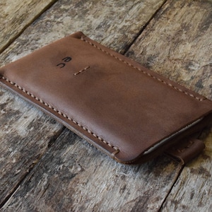 iphone leather sleeve pouch brown phone case 11 pro max / 11 pro / 11 / xs max / xs / x / xr /7 8 plus / 6 6s plus / 5c / 5 5s / SE, SE 2020