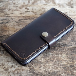 iphone cuero monedero caja marrón 11 / 11 pro / 11 pro max / xs max / xs / xr / x / x / 7 8 plus / 6 6s plus / 5 5s / se / se 2020, caja flip