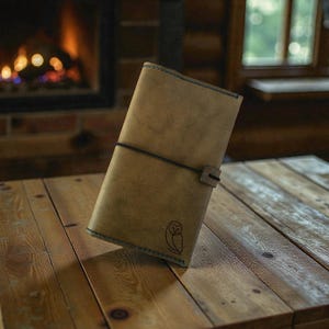 Personalized Leather Case for reMarkable Paper Pro Move 7.3": Full Grain Vegetable Tanned Folio image 3