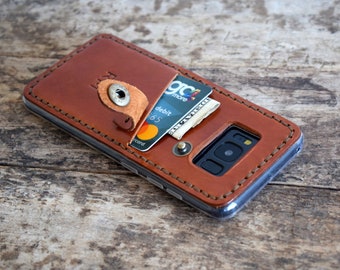 Leather iPhone Wallet Case: Full Grain Leather Card Holder, Slim Design