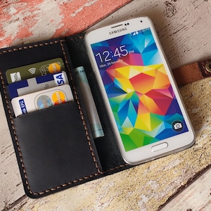 Sony Xperia Z5 wallet case, Sony Xperia Z5 case leather, Sony Xperia Z5 telefoonhoesje, Sony Xperia Z5 cover, Xperia Z5 wallet met kaartslots