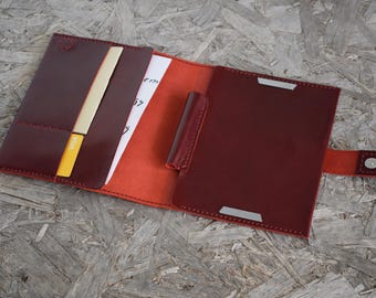 Supernote A6X2 Nomad用パーソナライズレザーケース：自動スリープ