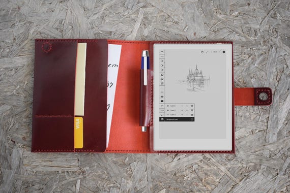 Supernote A6X2 Nomad Magnetic Case Leather With Auto Wake Supernote A6X2 Nomad Magnetic Case Leather With Auto Wake
