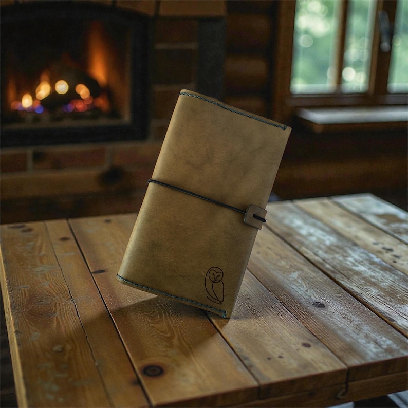 Personalized Leather Case for reMarkable Paper Pro Move 7.3": Full Grain Vegetable Tanned Folio image 3