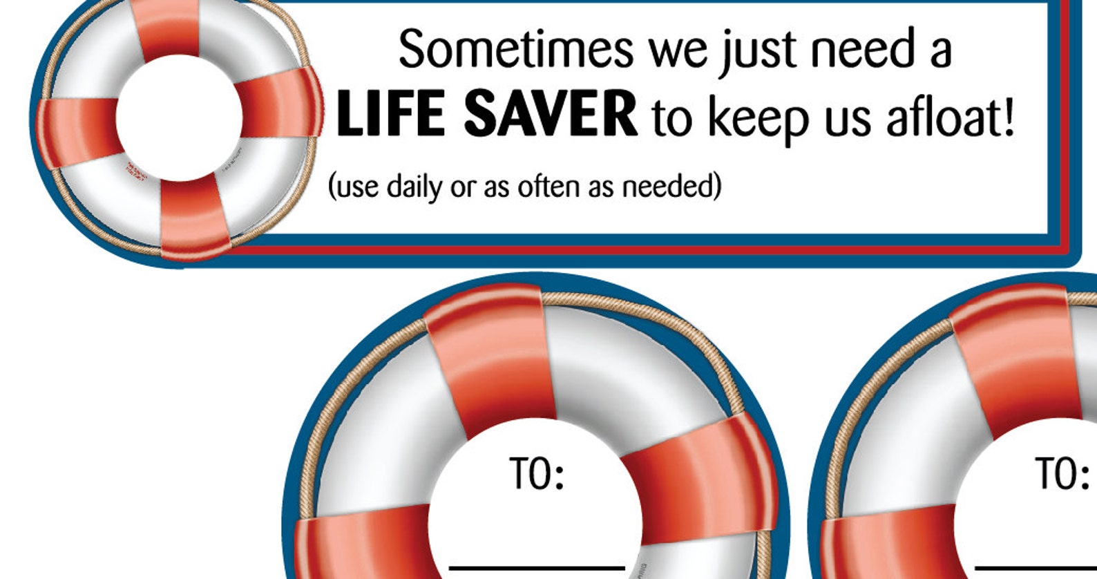 Life Saver Candy Treat Label With Quote Digital Download Etsy UK