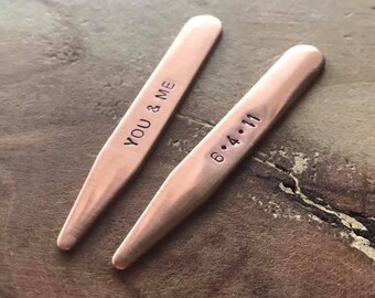 Copper Collar Stay - Etsy