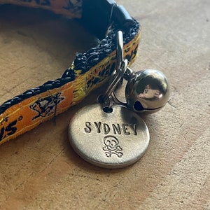 Small Pet ID Tag: Personalized Aluminum Cat Collar Tag
