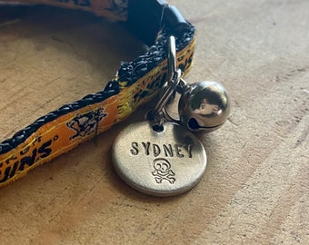 Small Pet ID Tag: Personalized Aluminum Cat Collar Tag