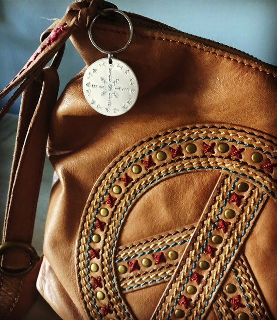 Mandala Purse Charm Initial Purse Charm Best Friend Birthday Gift Zipper Pull Charm Personalized Purse Charms Womens Bag Charm Monogram Etsy