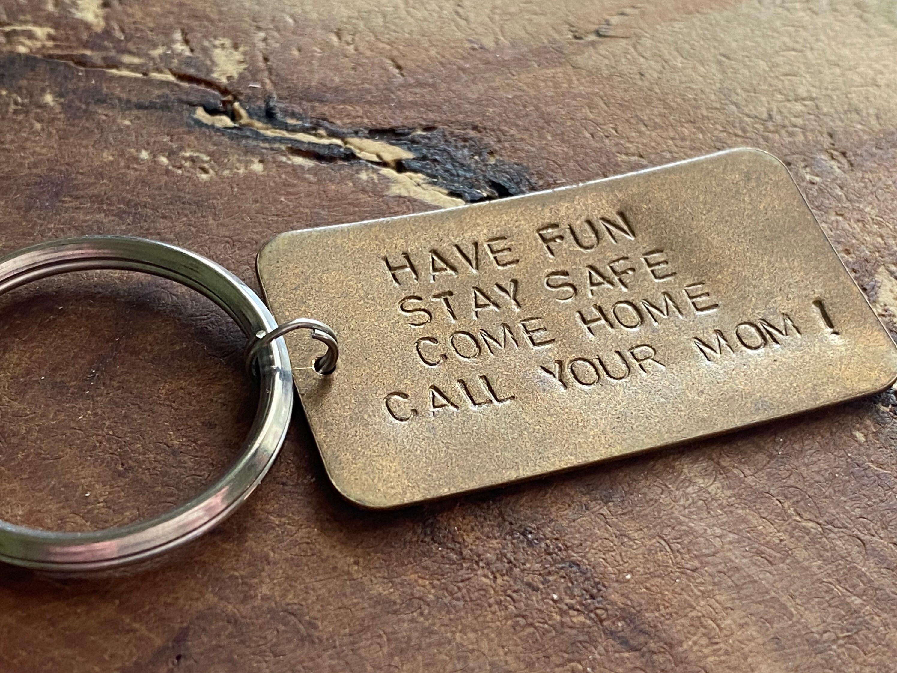 Stay Safe Keychain Always Come Home New Driver Keychain Etsy