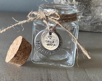 Dimes From Heaven Jar: Memorial Gift, Bereavement Loss