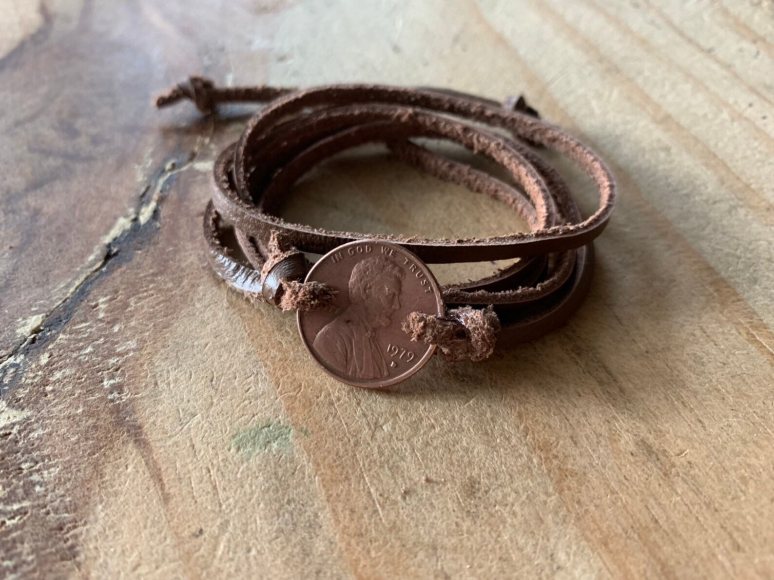 Unique Birthday Gift Penny Gift Ideas Wrap Bracelet Custom Etsy
