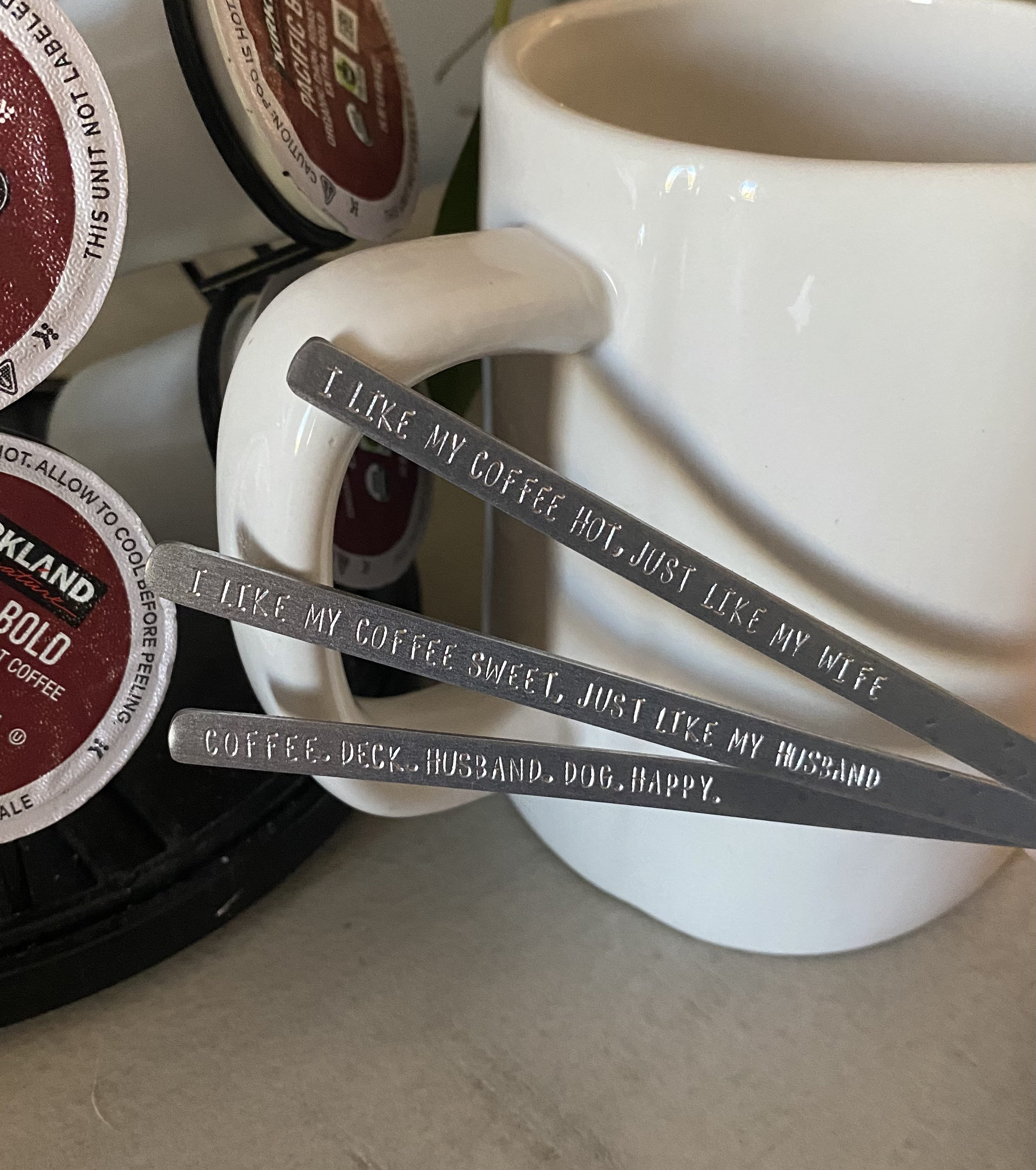 Lurrose 3pcs Coffee Spoon Reusable Coffee Stirrers Coffee Stirring Stick  Drinks Mixing Sticks Coffee Stirrers Reusable Muddlers Stirrers Makeup
