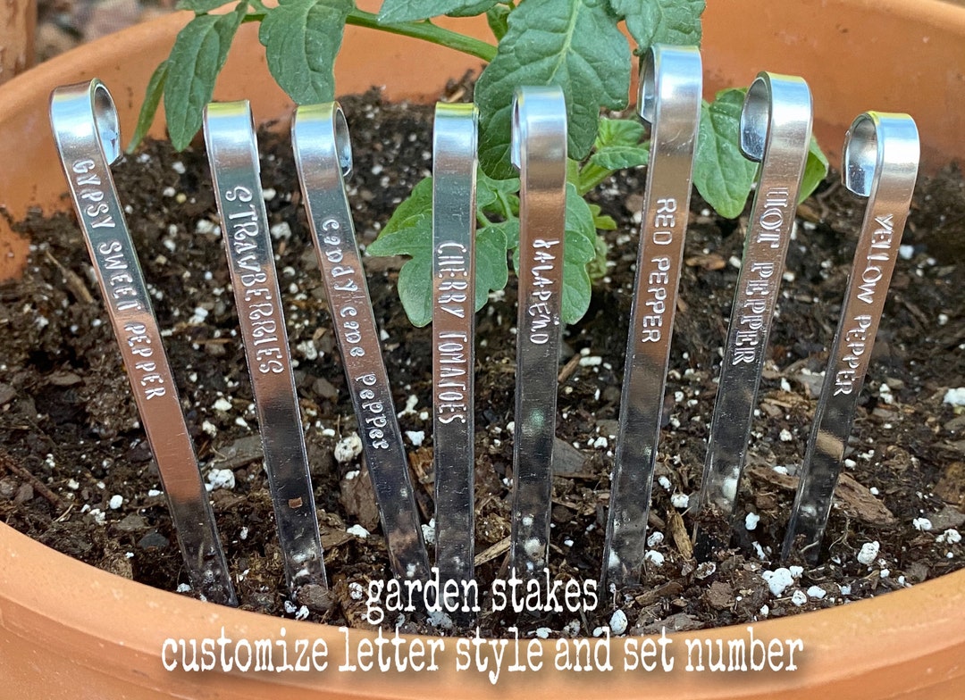 Custom Garden Marker Plant Markers Plant Lovers Gift Garden Etsy