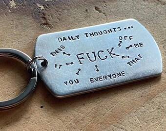 fuck it keychain vulgar keychain curse words funny keychain sayings adult humor best friend gift fuck gift swear word gifts swearing gifts