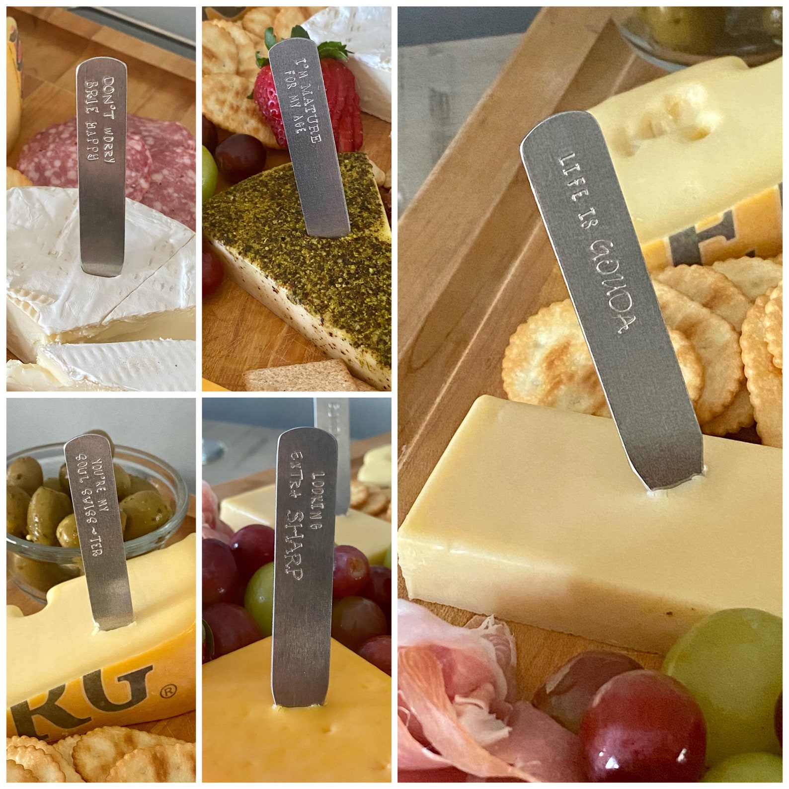 Charcuterie accessories cheese picks cheese labels cheese Etsy