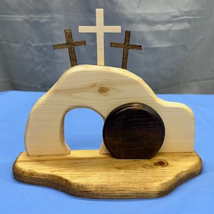 Empty Tomb Table-top or shelf display to share the message of Easter!