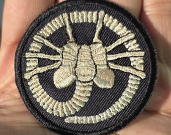 エイリアン フェイスハガー 刺繍パッチ