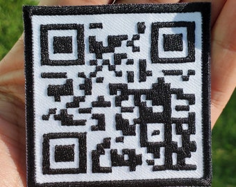 Rick Roll QR Patch